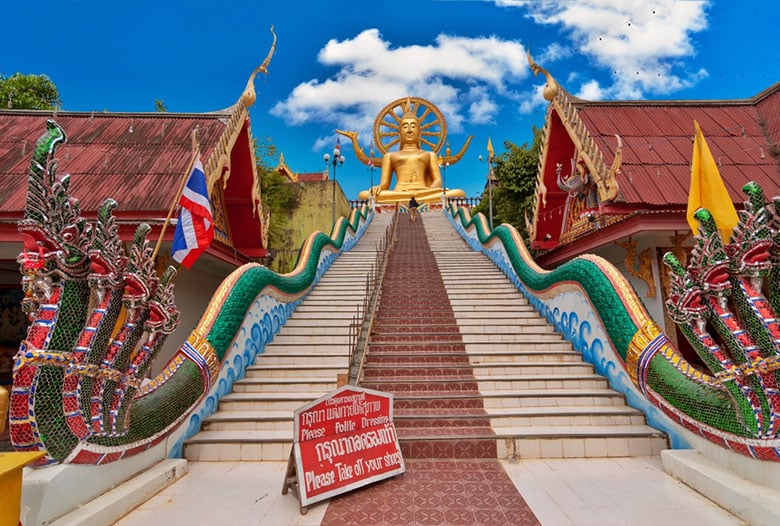 Le temple du Grand Buddha á Koh Samui