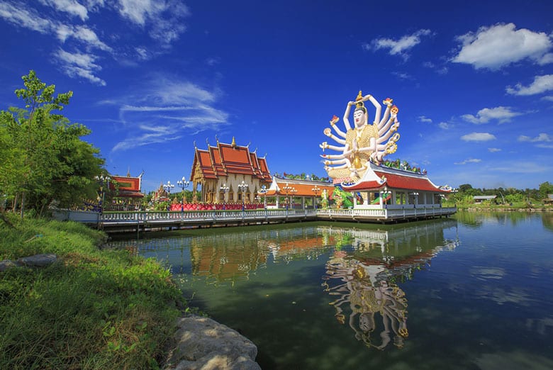 Wat Plai Laem á Koh Samui