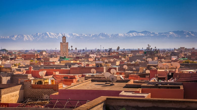 Le Atlas á Marrakech