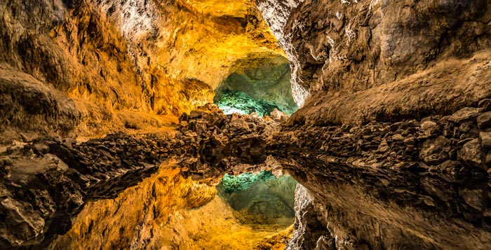 Cueva de los Verdes á Lanzarote