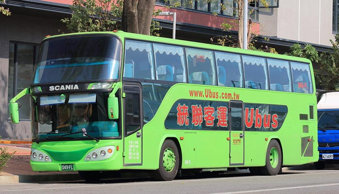 De Taipei à Taichung en bus