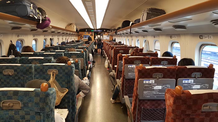 De Nagoya à Tokyo en train