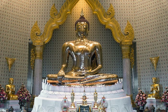Bouddha d'or à Bangkok