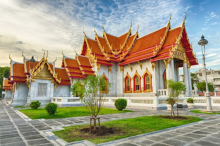Wat Benchamabophit (le temple de marbre) à Bangkok